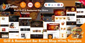 Grillino - Grill, Bar & Restaurant Shop WordPress Theme